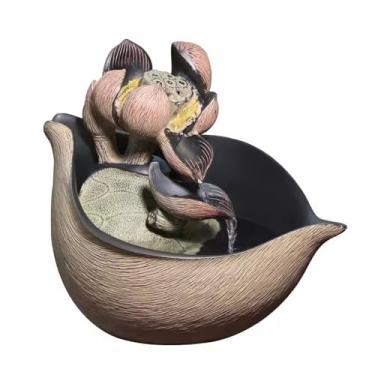 Imagem de Fontes de mesa fonte decorativa sala de estar estudo sala de chá mesa decoração de água corrente estilo chinês paisagem fonte de mesa paisagem água corrente fontes internas