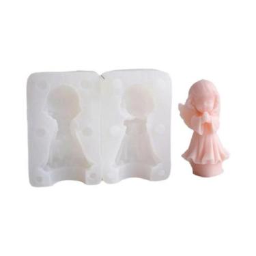 Imagem de Molde De Silicone De Anjo Alado Para DIY, Sabonete, Resina, Gesso, Cho