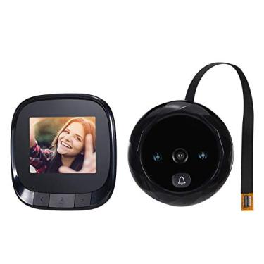 Imagem de Visor de Porta Digital Câmera com Olho Boi 0 3MP Campainha Tela LCD 2 4 Polegadas Visão Noturna Fotografia Monitoramento para Casa