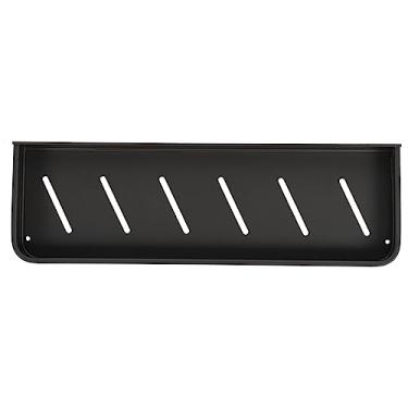 Imagem de Prateleira de Chuveiro para Banheiro Montada na Parede Organizador Toalha e Shampoo com Vara 6 Ganchos Alumínio Espacial Premium Pintura Forno Piano D