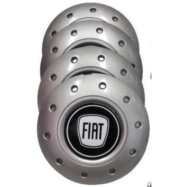 Imagem de Calotas Miollo Fiat Siena Aro 13 1997/2016 Amarok Prata
