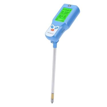 Imagem de Naroote Medidor de 6 Em 1, Testador de Fertilidade de Luz de Umidade, Temperatura de PH para Plantio de Estufa de Jardim de Quintal, Com Tela LCD Retroiluminada e Sonda de Alta