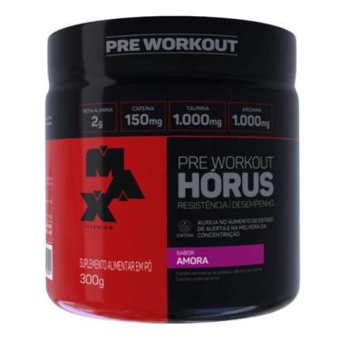 Imagem de Pré Treino Horus PreWorkout 300g Max Titanium, Amora
