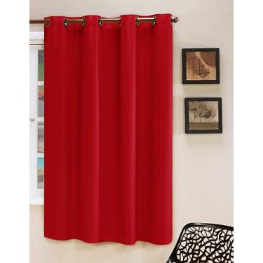 Imagem de Cortina Blackout PVC Lisa 1,40x1,00 Filomena - Vermelho