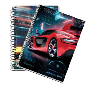 Imagem de Caderno 400 fls Escolar C/D Universitário 20 matérias 1 unid - Credeal