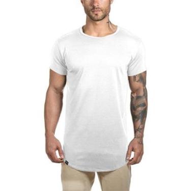 Imagem de Camiseta Longline Masculina Manga Curta-Masculino