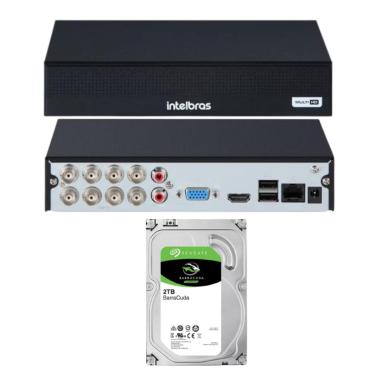 Imagem de Gravador Dvr MHDX 1008-C Intelbras C/HD 2TB
