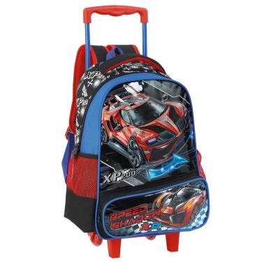 Imagem de Mochilete Escolar C- Alças Speed Shadow - Cbfs-8704a - Fuseco - Azul-vermelho