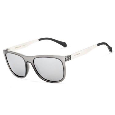 Imagem de Óculos De Sol Quadrado Retro Em Aço Inoxidável + Tr90 Polarizado Uv400