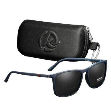 Imagem de Óculos De Sol Polarizados Ultraleve Com Estojo Azul