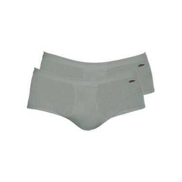 Imagem de Kit com 2 Cuecas Slip Zorba com Abertura 185, Chumbo, GG