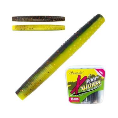 Imagem de Isca Artificial Macia Flutuante TPR Tipo Minhoca Para Pesca Spinpoler 