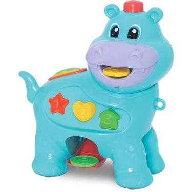 Imagem de Brinquedo Educativo Amiguinho Comilao Hipopotamo Merco Toys - Mercotoy