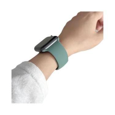 Imagem de Pulseiras De Silicone Para Apple Watch Series 9 8 7 SE Ultra 2 40mm 41