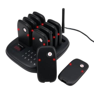 Imagem de Sistema de Pager para Restaurante Retekess TD175S Alcance de 300m 10 P