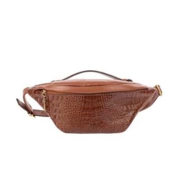 Imagem de Pochete feminina de couro Dália Feminina-Feminino