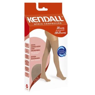 Imagem de Meia 7/8 kendall média compressão com ponteira, M, Mel