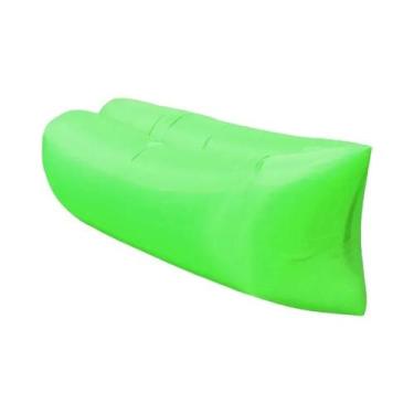 Imagem de Sofá Inflável Vermelho Para Praia, Portátil, Para Camping E Festivais 