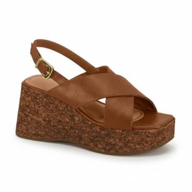 Imagem de Sandália Feminina Vizzano Plataforma Tamanco Confortável Original -, M