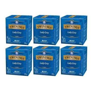 Imagem de 60 Sachês, Chá Twinings, Lady Grey