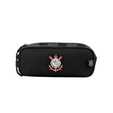 Imagem de Estojo Escolar Penal Duplo Corinthians Timão 16416 - Xeryus