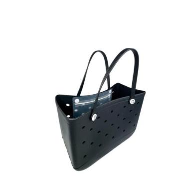 Imagem de Bolsa Eva Premium Preto Luxo Praia Piscina Impermeável - - Allurys, G
