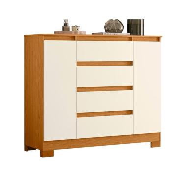 Imagem de Comoda Sapateira Atena Com 4 Gavetas e 2 Portas