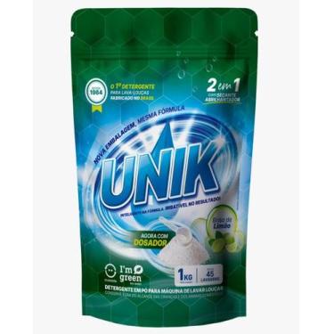 Imagem de Sabão Máquina Lava Louças Unik 2 em 1 Mais Econômico Detergente Fragrâ
