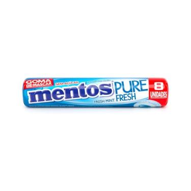 Imagem de Gomas de Mascar, Mentos, Pure Fresh Mint, Sem Açúcar, Sabor de Menta - 16g | 8 Unidades