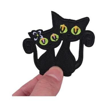 Imagem de Adesivos De Gato Fofos Para Roupa, Bordados Em Desenho Animado, Tipo A
