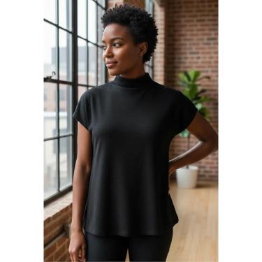 Imagem de Blusa Lunender Alongada Com Gola Alta-Feminino