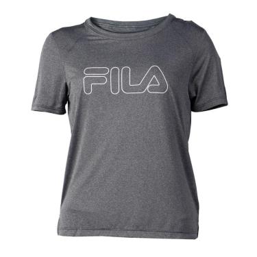 Imagem de Blusa Feminina Fila Basic Train IV Flow Cinza-Feminino