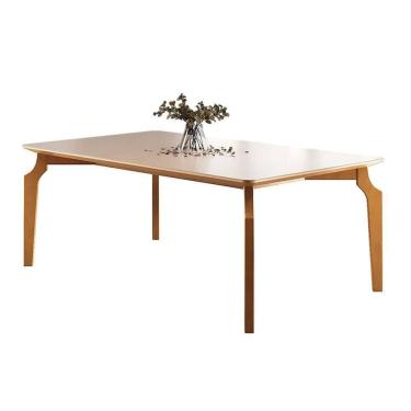 Imagem de Mesa De Jantar Madeira Maciça 1,40x0,90m - Lápis - Harmonia