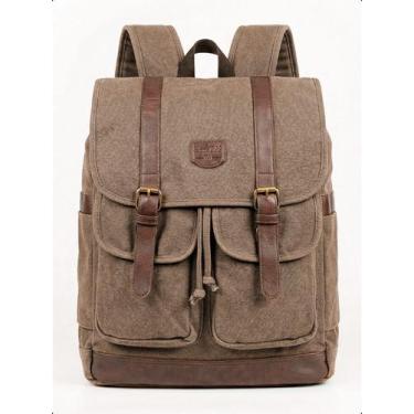 Imagem de Mochila Reforçada Vintage Lona Trabalho Faculdade Escola - - Klizz, Ma