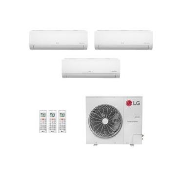 Imagem de Ar-Condicionado Multi Split Inverter LG 48.000 (2x Evap HW 18.000 + 1x Evap HW 24.000) Só Frio 220V