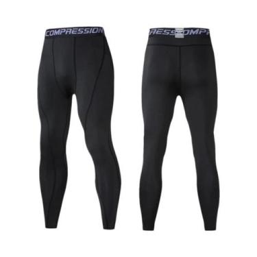 Imagem de Calças Leggings De Compressão Para Corrida Masculinas, Calças Esportiv