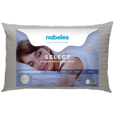 Imagem de Travesseiro Select 230 Fios 100% Algodão Nabeles
