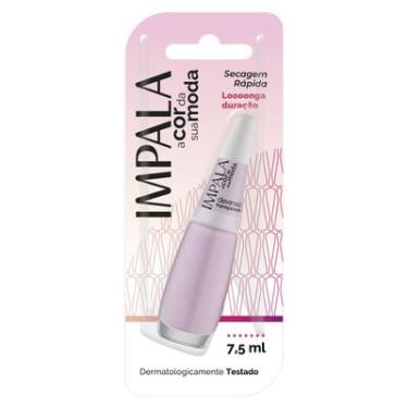 Imagem de Impala Esmalte Transparente Lilás Iridescente Devaneio A Cor da Moda 7,5ml