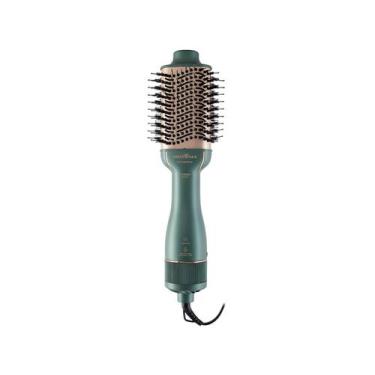 Imagem de Escova Secadora Britânia Soft 4 Em 1 1300W BES13VD Bivolt, Verde, Bivo