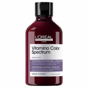 Imagem de Shampoo L'Oréal Professionnel Vitamino Color Spectrum Matizador Tons Amarelados 300ml-U...