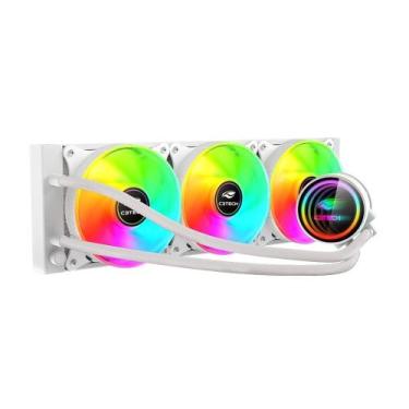 Imagem de Water cooler fc-w360whrgb branco c3t - C3TECH