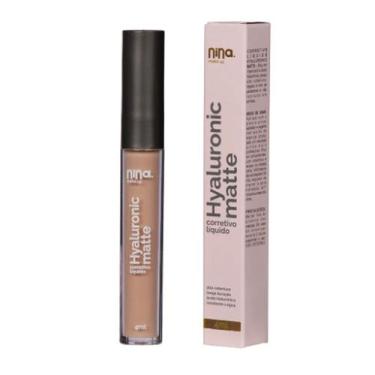 Imagem de Corretivo Liquido Hyaluronic Matte Nina Make Up, 1