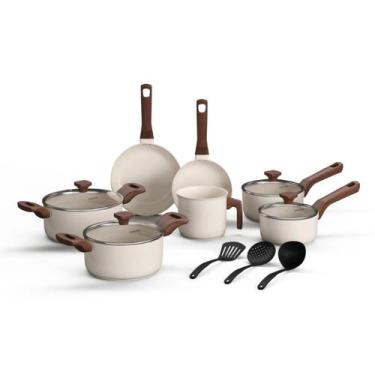 Imagem de Conjunto 10 Panelas Pratic Cook, Marmol