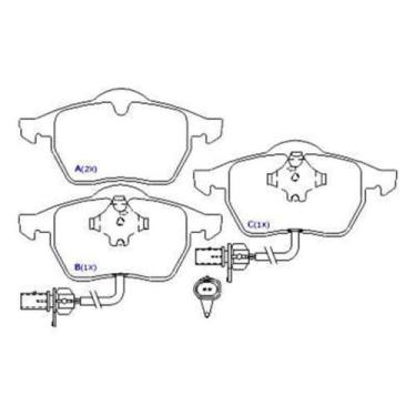 Imagem de Pastilha Freio Dianteiro Passat 2000 a 2010 Syl 1053