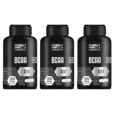 Imagem de Kit 3x BCAA 3x120 cápsulas Maltta-Unissex
