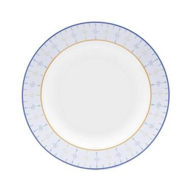 Imagem de Jogo De 6 Pratos Fundos 23,5 Cm Oxford Flamingo Lazuli