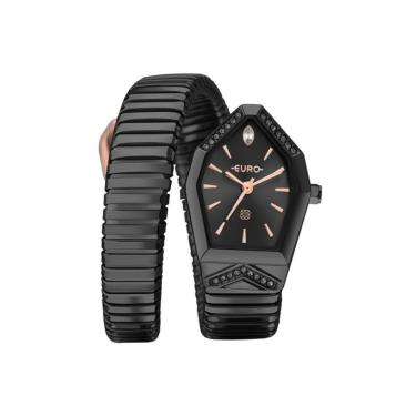 Imagem de Relógio Euro Bracelete Serpentes Black-Feminino