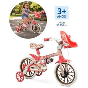 Imagem de Bicicleta Infantil Aro 12 Nathor Pets Selim Macio em PU para menino e 