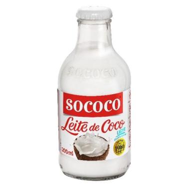 Imagem de Leite de Coco Light Vidro Sococo 200ml
