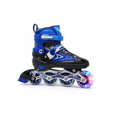 Imagem de Patins Inline Roller Semi Profissional Base Alumínio Abec 7 - NoBrand,